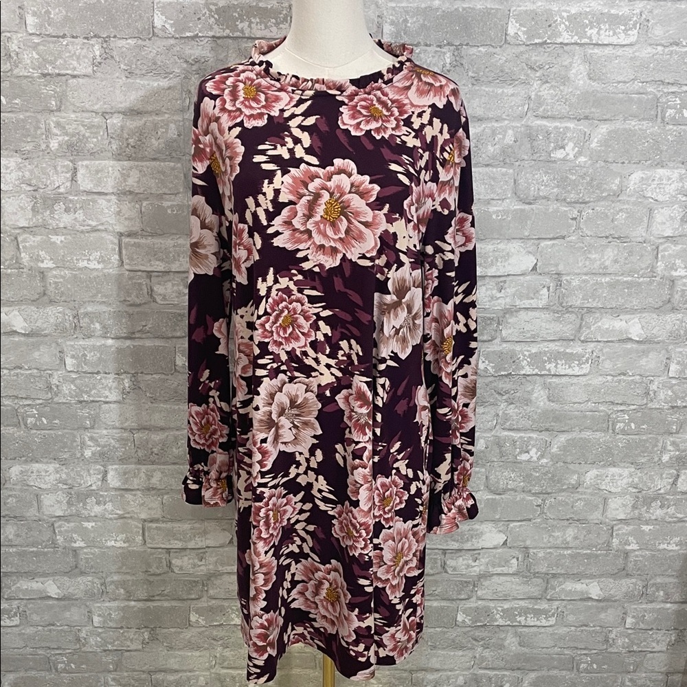 Maurices 24/7 Lila Floral Mini Dress